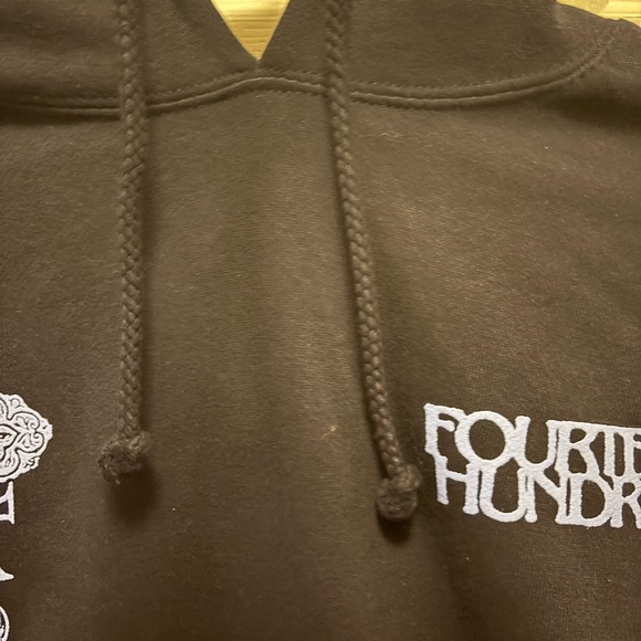 Trippie Redd 1400 Men’s Black Hoodie w Graphic Design in Size Small BNOT - Picture 4 of 11